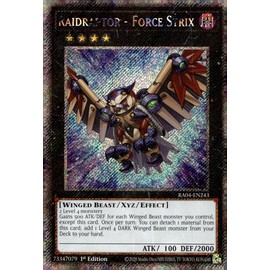 Raidraptor - Force Strix (Platinum Secret Rare) - RA04-EN243 - Platinum Secret Rare - 1st Edition