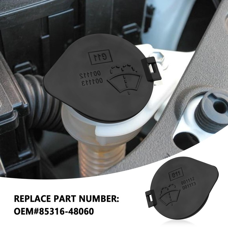 Car Washer Fluid Cap,Windshield Wiper Fluid Cap Replacement OEM#85316-48060,Premium Windshield