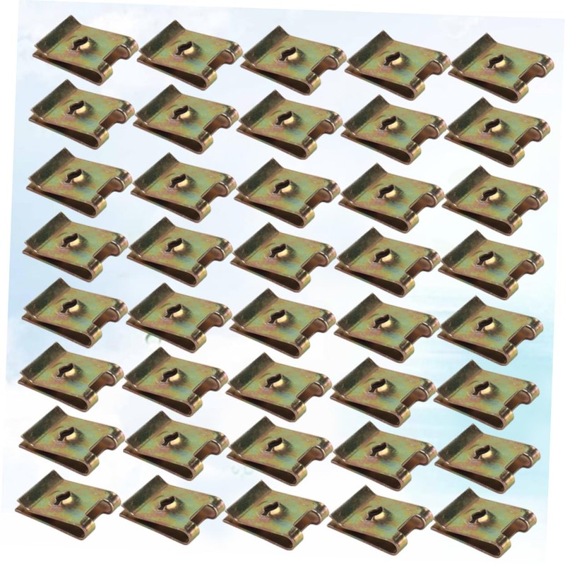 Mikinona 100 Pcs Motorcycle u Nut Shrapnel Spire u Clip