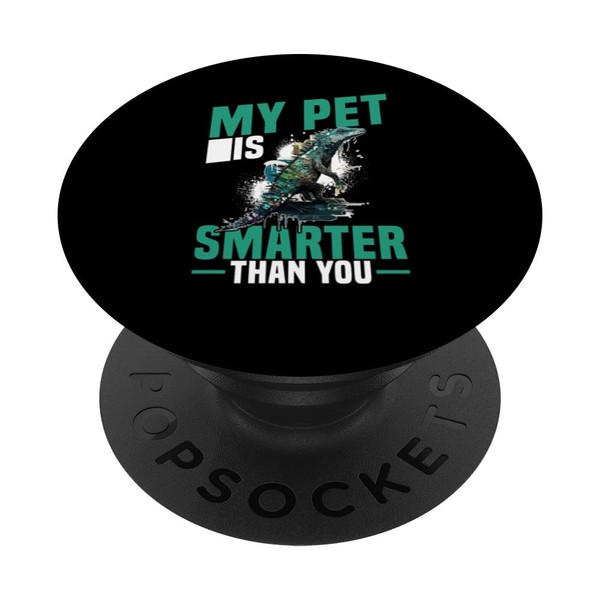 Tegu Lover Reptile Keeping Terrarium Tegu Hide Lizard PopSockets Swappable
