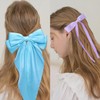Big Hair Bows for Women, 4 PCS Satin Ribbon Hair