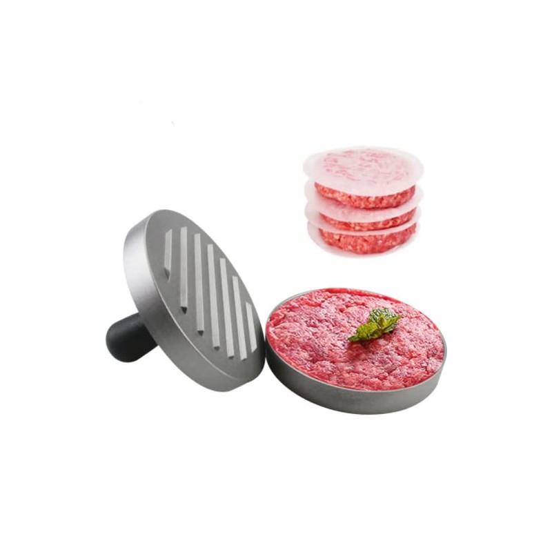 Burger Press Patty Maker, Non-Stick Burger Press Aluminum Hamburger Patty