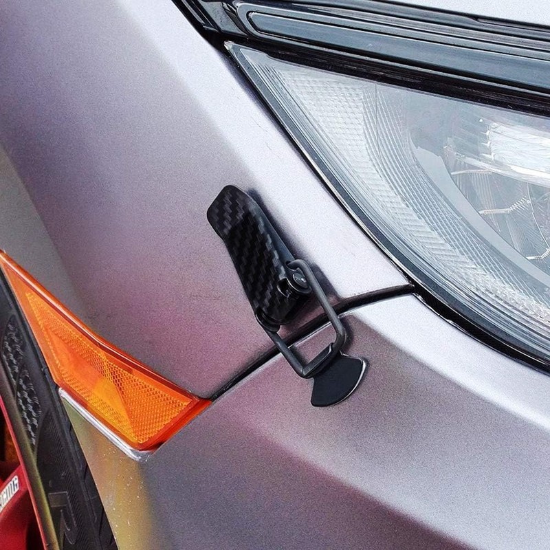 PSLER Auto Bumper Clip Hasp, Universal Car Bumper Security Hook