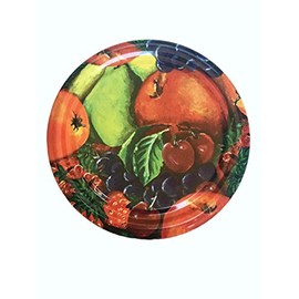 48 Twist-Off Lid Closures Replacement Lid for Jars Preserving Jars To 66 Suitable for 70/125/167 ml (Fruit)