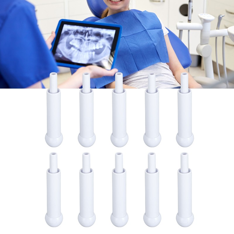 10pcs Oral Suction Handle Disposable Professional Saliva Ejector Suction Valve
