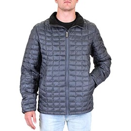 Ben Sherman Men's Quilted Lightweight Packable Puffer Coat Gray Size L