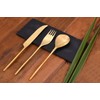 De Kulture Handmade Pure Brass 3 Pieces Cutlery Set Premium