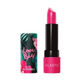 Almay Lip Vibes Lipstick with Vitamin E Oil & Shea Butter, Matte Finish, Hypo...
