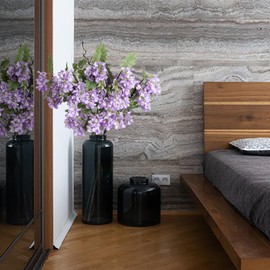 IPOPU 4PCS 34'' Purple Wisteria Artificial Flowers Long Stem Fake Sophora Silk Flowers for Tall Vase Faux Wisteria Flower Bouquets for Home Wedding Party Baby Shower Decor Floral Arrangements (Purple)