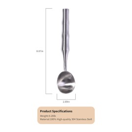 Stainless Steel Ice Cream Scoop - Ergonomic Handle small Ice Cream Scooper Heavy Duty Ice Cream Scoops Best Rated - One-Piece Dishwasher Safe Icecream Scoop Stainless Steel