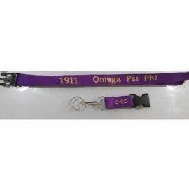 OPP, Omega P si Phi, Embroidered Lanyard With Clip