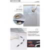 THE9SHOP Cortina De Baño Lavable 180x180cm, Impermeable, Con Ganchos