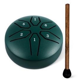 SUPVOX Tone Steel Tongue Drum Handheld Rain Drum for Garden Outdoor Musical Instrument for Parties
