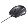 Buffalo BUFFALO Wired 3 Button IR Optical Mouse Black BSMRU055BK