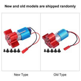 Dilwe RC , Metal Speed Change with 370 Brush Motor for WPL 1633 RC Car(Red)