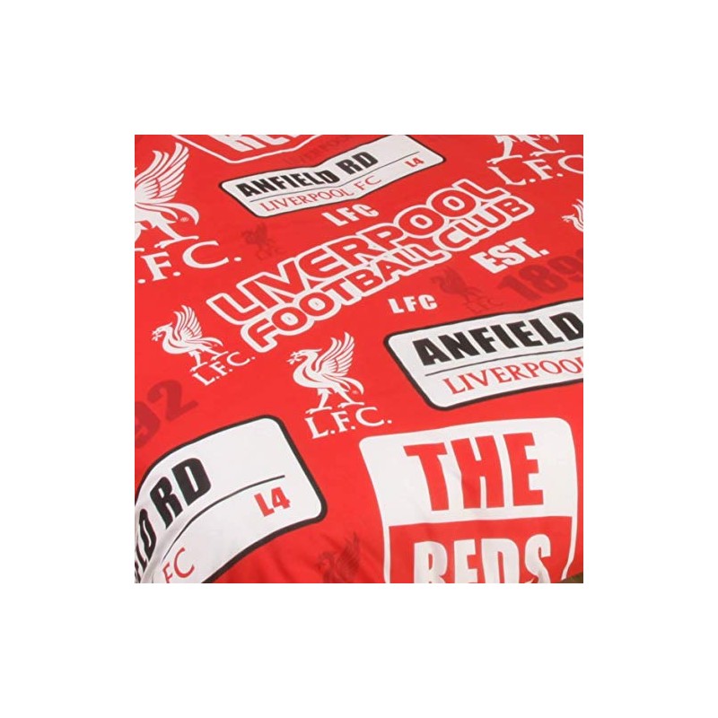 Liverpool Patch Single Duvet Cover (Duvet 135cm x 200cm) (1