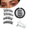 Magnetic Eyelashes without Eyeliner,Reusable Magnetic Lashes,No Glue 3d False Eyelashes