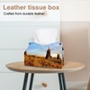 2 Pack Tissue Box Cover Holder, African Woman Silhouette Rectangle