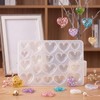 Heart Silicone Mold with Holes Jewelry Resin Casting Molds Heart