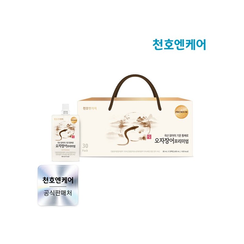 Cheonhoen Care [천호엔케어] 오자장어 프리미엄 80ml 30팩 x 1박스/ 천호식품