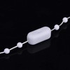 GANPUB 30Pcs White Ball Chain Connectors for Hunter Douglas Blinds