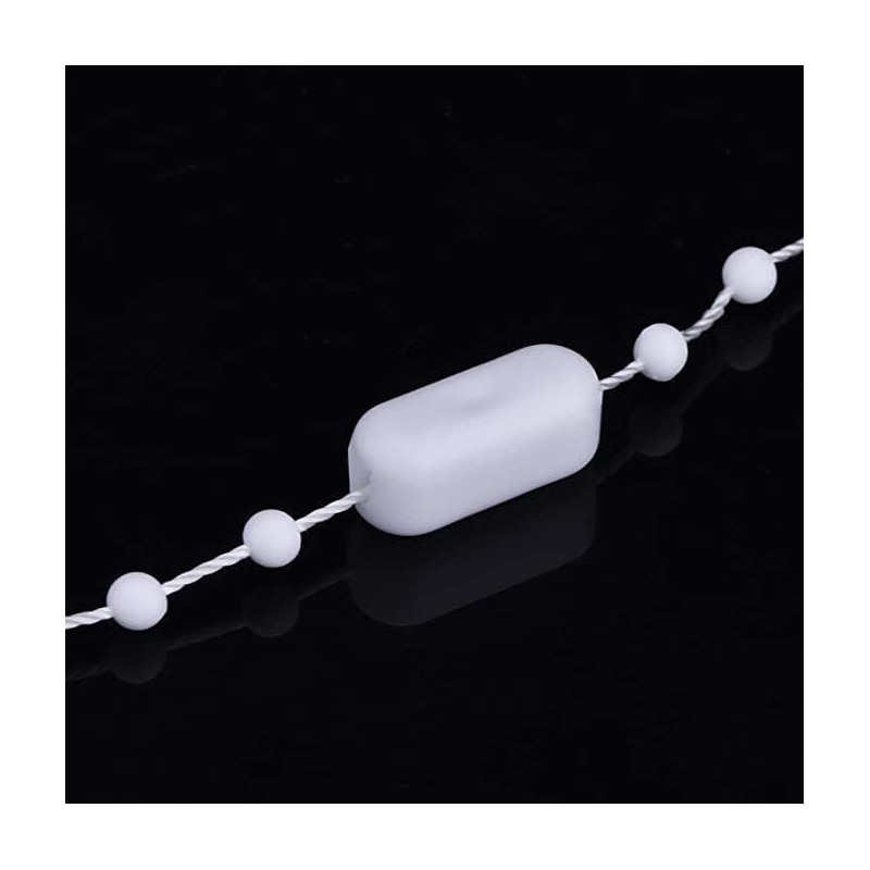 GANPUB 30Pcs White Ball Chain Connectors for Hunter Douglas Blinds