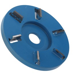 Tbest Milling Disc for Angle Grinder Wood, 125 mm for Angle Grinder, Saw Blades, Parts Accessories, Wood Carving Disc Steel 6 Teeth Milling Cutter Woodworking Tool Angle Grinder Accessories