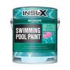 INSL-X INSL-X Waterborne, Semi-Gloss Acrylic Pool Paint, White, 1 Gallon