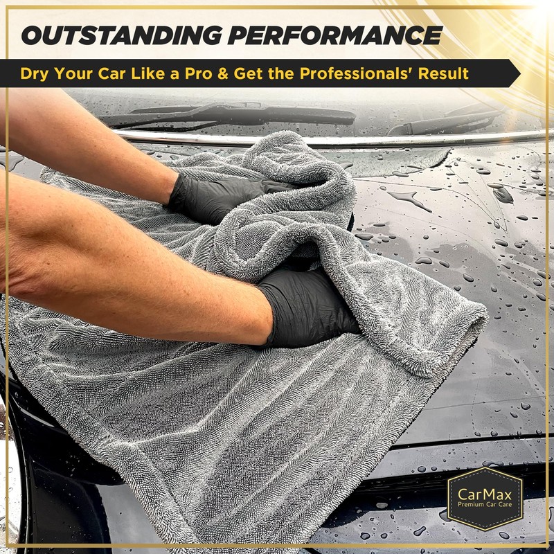 CarMax™ - Giant Twisted Loop Car Drying Towel - Double-Sided