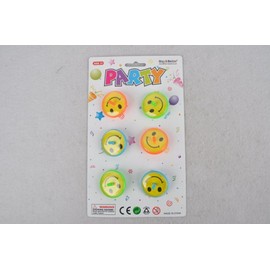 Unbekannt Party Spinning Tops 6 Pieces on Blister Pack 1 Set