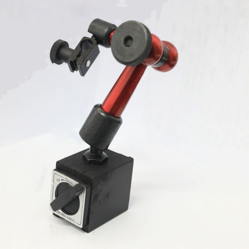 Dial Indicator Holder Magnetic Metal Base Stand Universal Flexible Adjustable