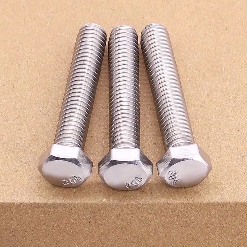 M10-1.5 x 75mm (6 Sets) Hex Bolt with Hex Nut,