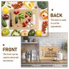 Funny Bamboo Cutting Board Gift, Cut My Food Into Pieces,
