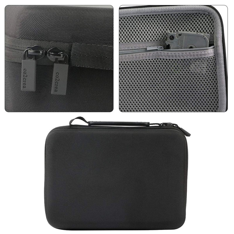co2CREA Hard Travel Carry Bag for Brother PT-P710BT Label Printer,