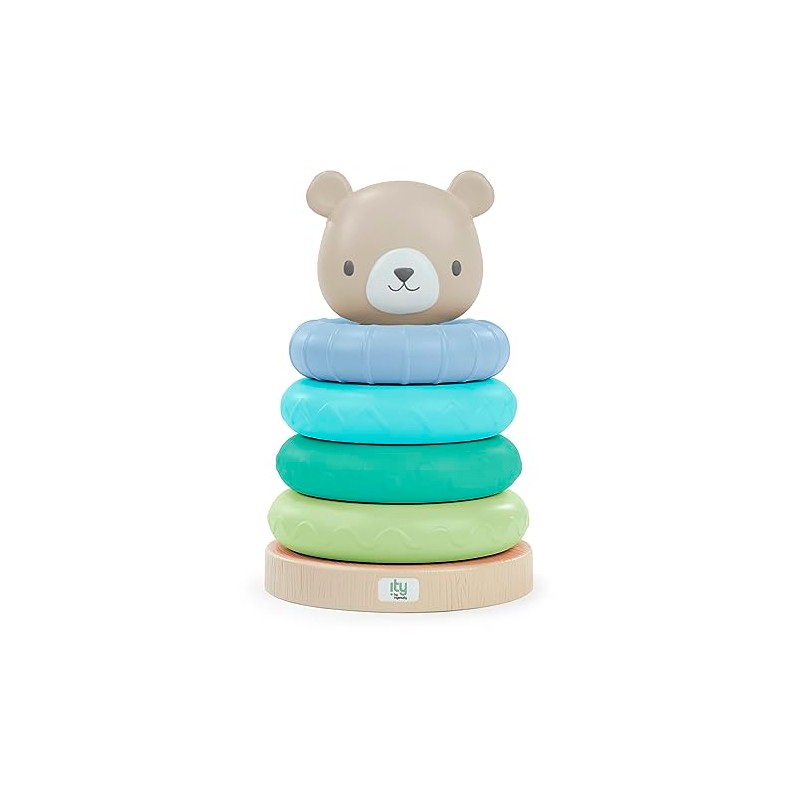 Ingenuity Juguete Didáctico con 4 Aros Apilables de Oso