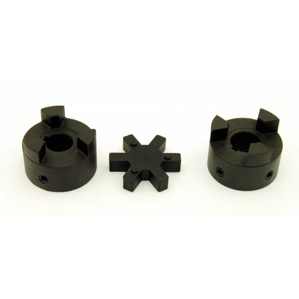 Lexar Industrial 1" to 1-1/8" L095 Flexible 3-Piece L-Jaw Coupling