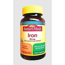 Nature Made Iron 365 Tablets Dietary Supplement Exp 01/2027 31604042523