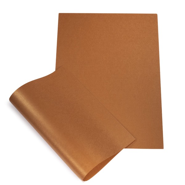 Papertent A4 Double-Sided Pearl Card, 250gsm 20 Sheets - Copper