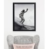 Solar Surfer: 16x20 Unframed Poster - Black and White Photography