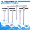 Ciltlurk 6Pcs T Bore Hole Gauges Set Bulk, 5/16" -