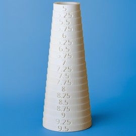 Bracelet Sizer Mandrel Round Quarter Sizes (White)