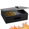 KYODOLED Fireproof Document Box with Key Lock, Large Safe Storage