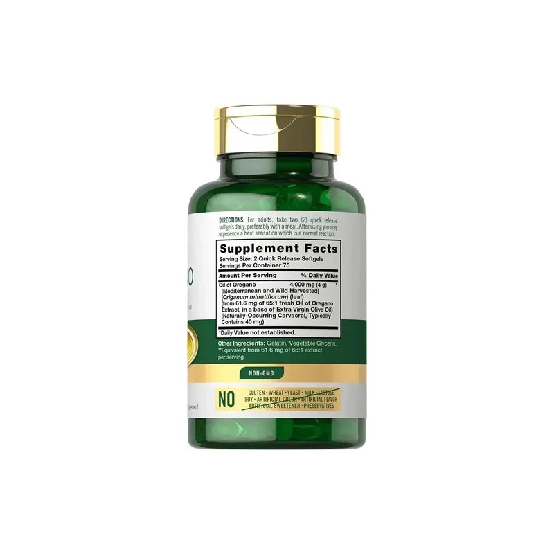 3pc Aceite De Orégano | Potencia Máxima Contiene Carvacrol