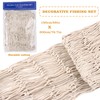 Fishing Net with Shells 200 cm x 150 cm Fishing