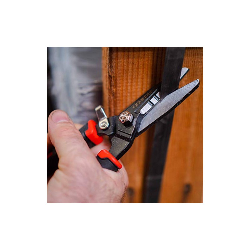Universal Scissors for PVC Profiles, Flat Strips, Window Strips, Forged,