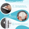 PATIKIL 2 Inch Door Stoppers for Wall Protector, 8 Pcs