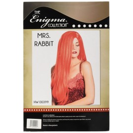 Enigma Wigs Women's Mrs. Rabbit, Red, One Size