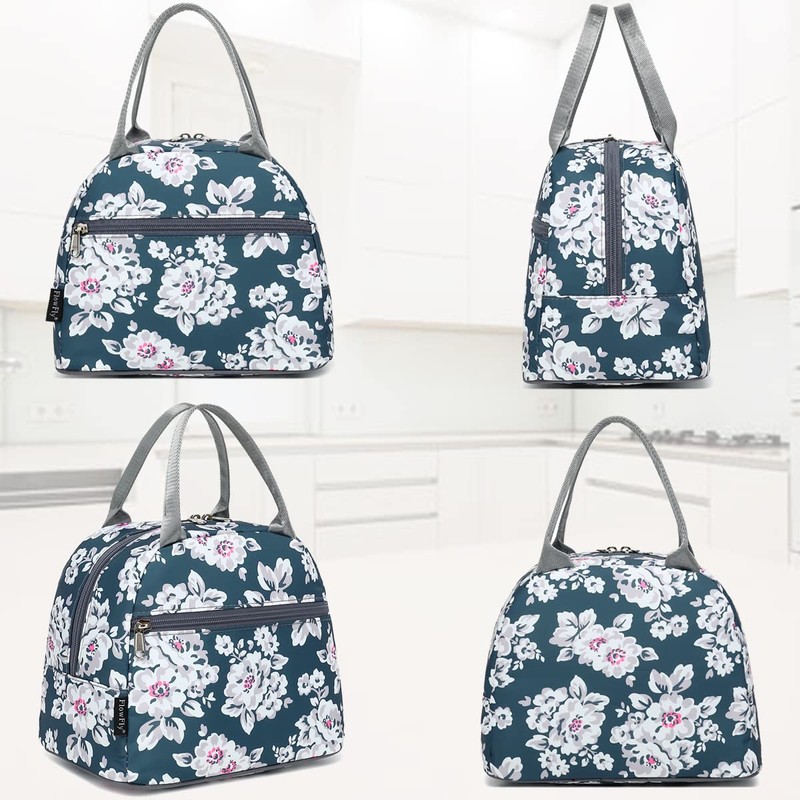 FlowFly Insulated Lunch Cooler Bag - Tote Bag Organizer for
