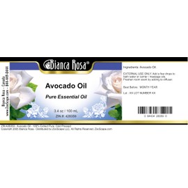 Bianca Rosa Avocado Oil - 100% Pure, Cold Pressed (3.40 fl oz, ZIN: 428359) - 2 Pack