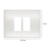 Jumbo Over Sized Wall Plate, Polycarbonate, Paintable Switch or Outlet